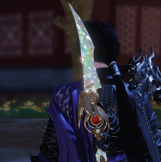 暗香弟子的匕首藏于袖间,小巧精致,钻石匕刃有着漂亮的弧度,削铁如泥