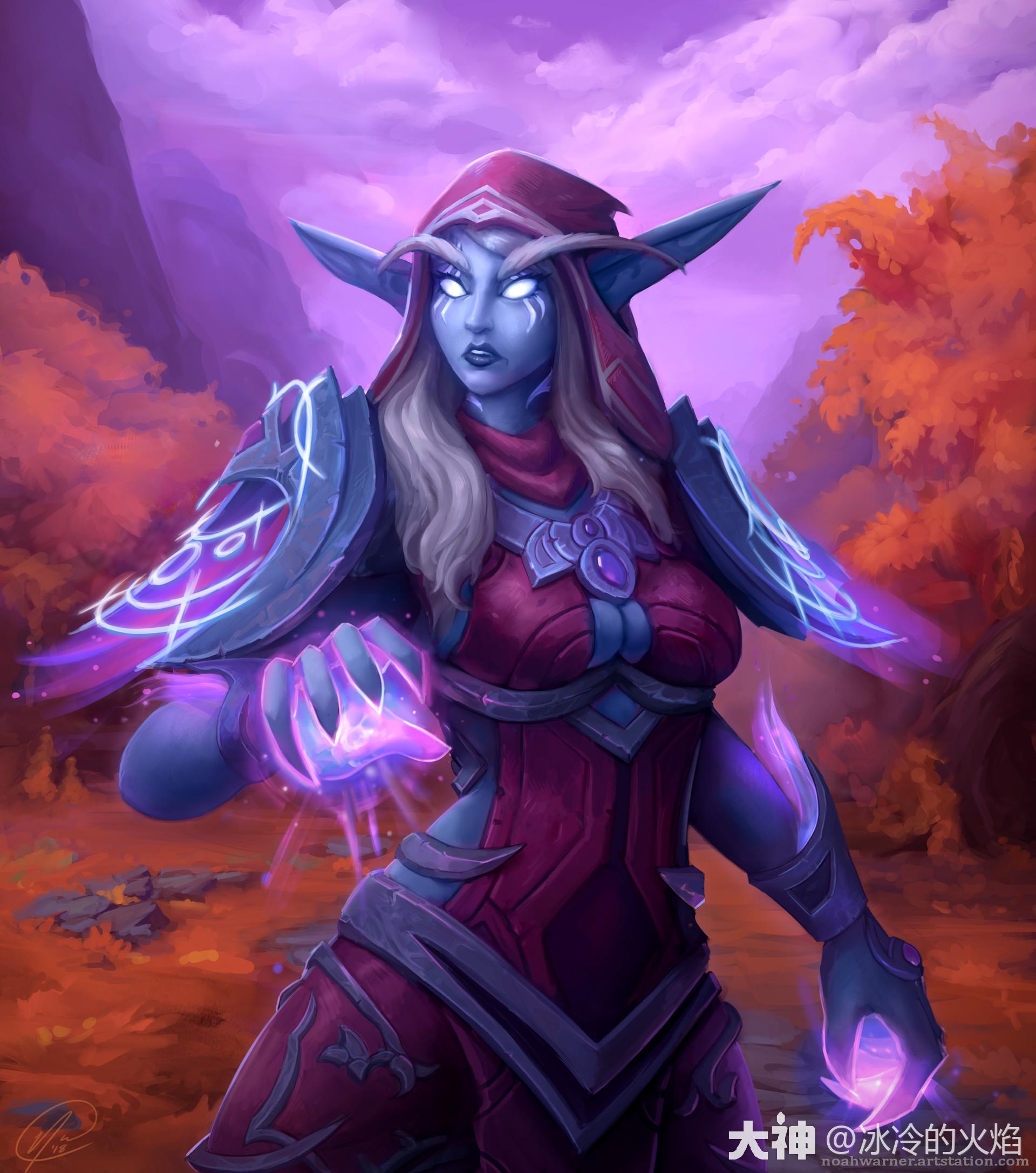 夜之子首席奥术师塔莉萨曾经最出色的门徒.