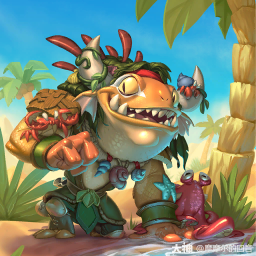 从鱼人系列的皮肤说起,暴雪的传统吉祥物——鱼人宝宝们_炉石传说