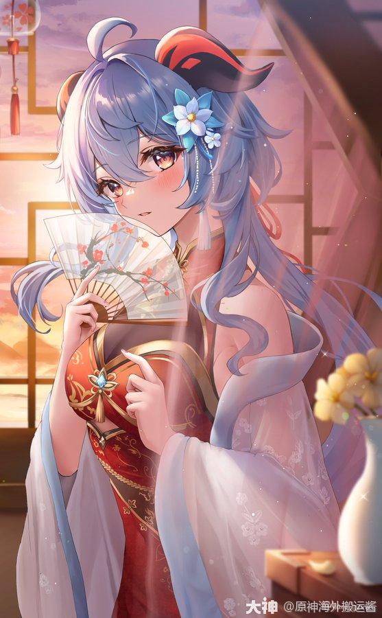 幕后 甘雨via@ haru_tanna 原神同人_原神 | 大神