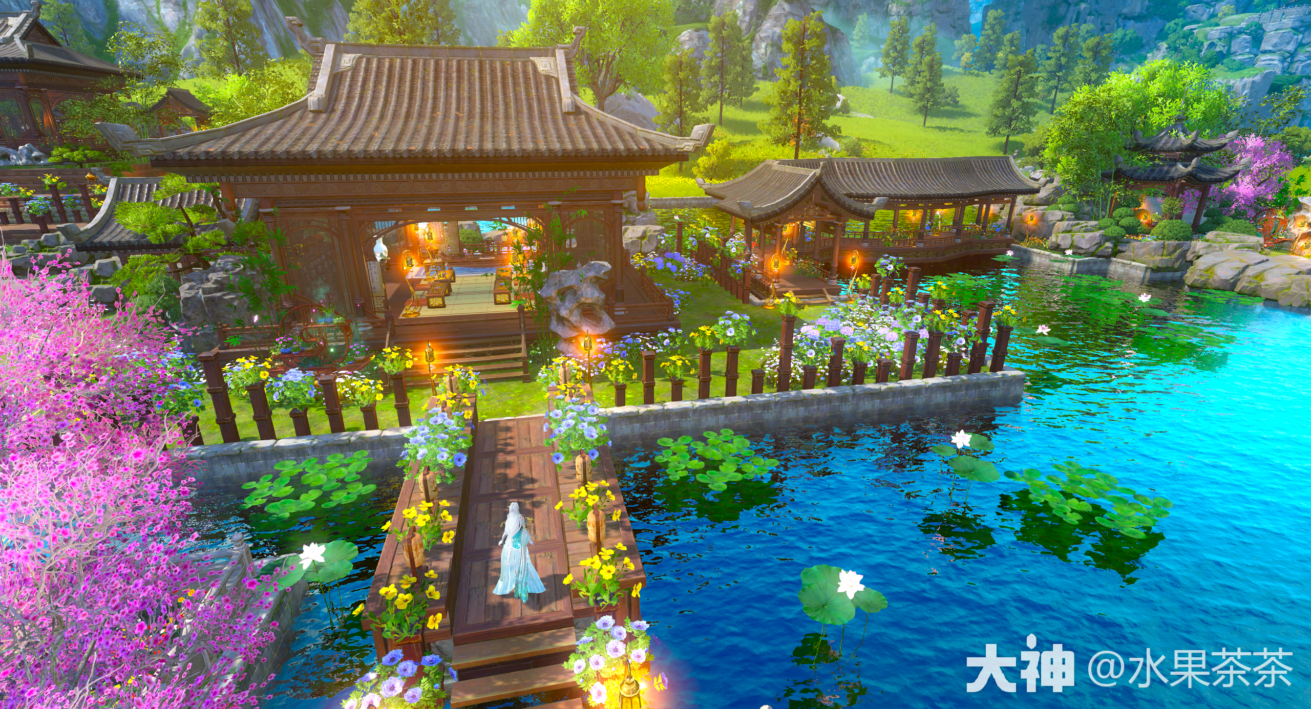 玩家分享 倩女幽魂ol筑梦家园测试服装修心得