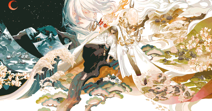 阴阳师六周年 ☆阴阳师动态桌面全新上线☆衣袂纷飞，神采灵动