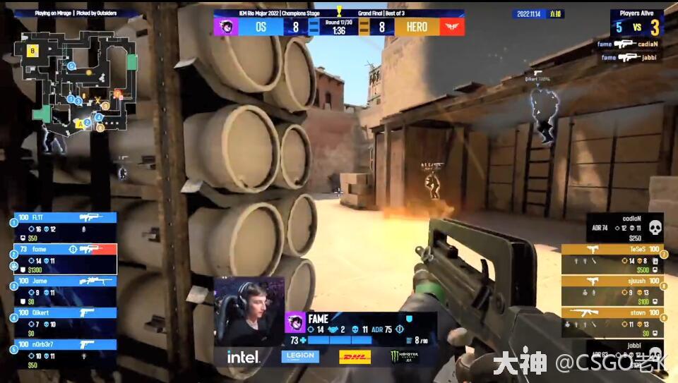 信我者，我将予之荣光！Outsiders夺得里约Major冠军_CSGO | 大神