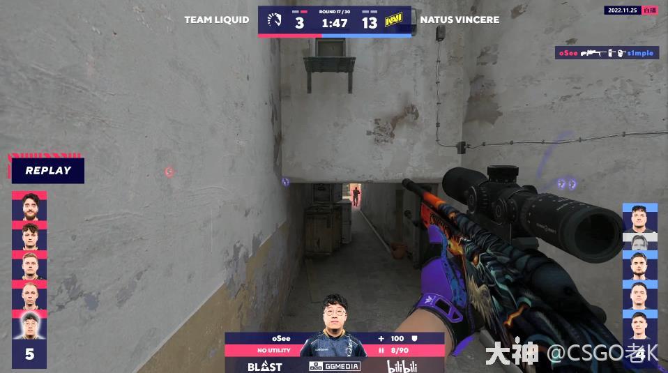 BLAST 秋决：极致进攻！ Liquid 2-1战胜 NAVI_CSGO | 大神