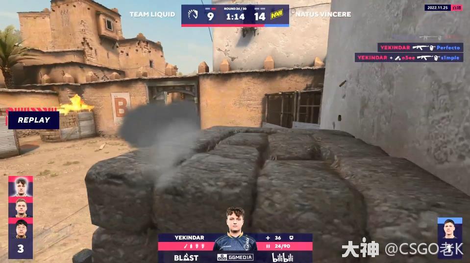 BLAST 秋决：极致进攻！ Liquid 2-1战胜 NAVI_CSGO | 大神