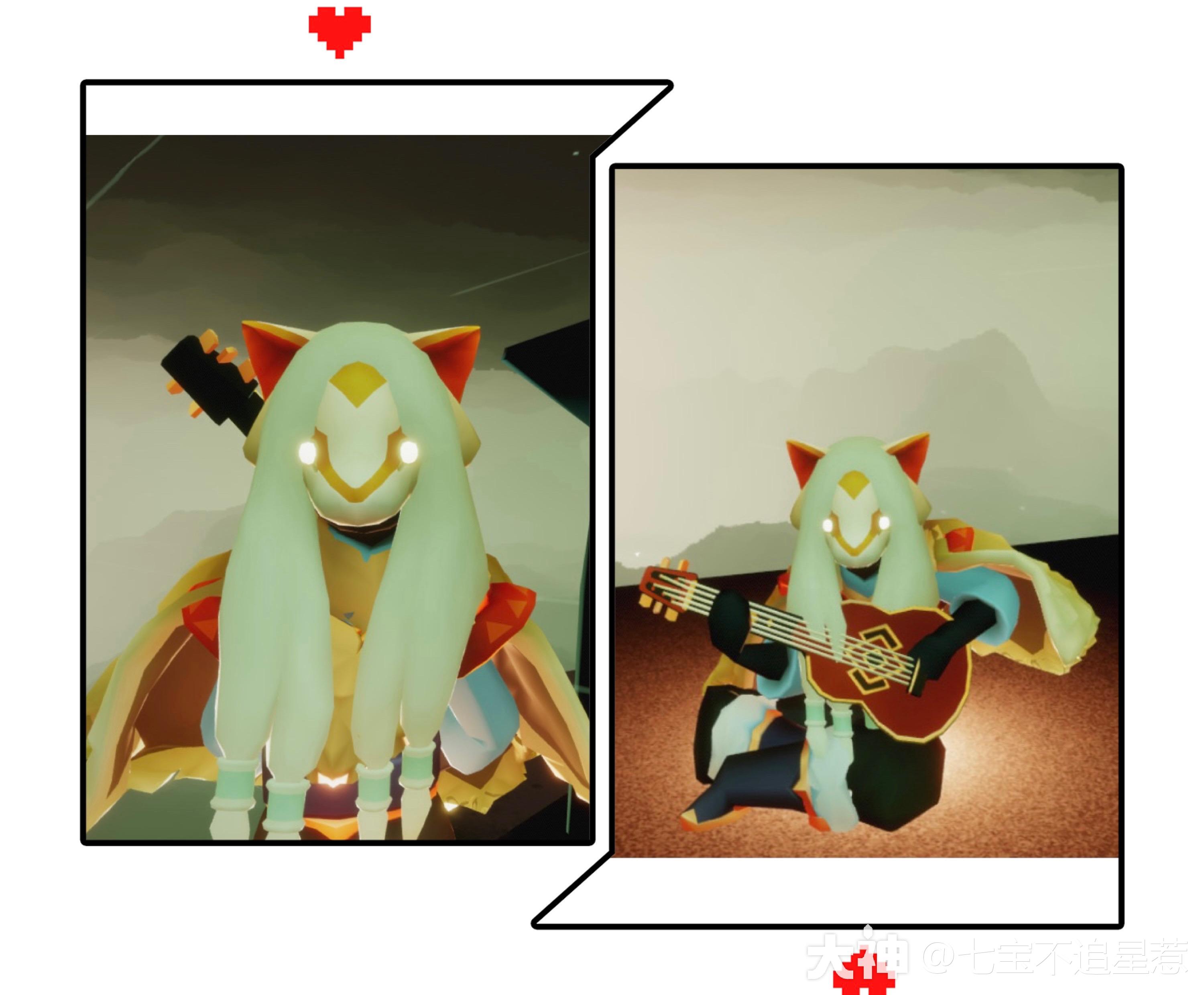 3.23光遇复刻|白绒斗篷,金翅鸟面具穿搭_光·遇 | 大神