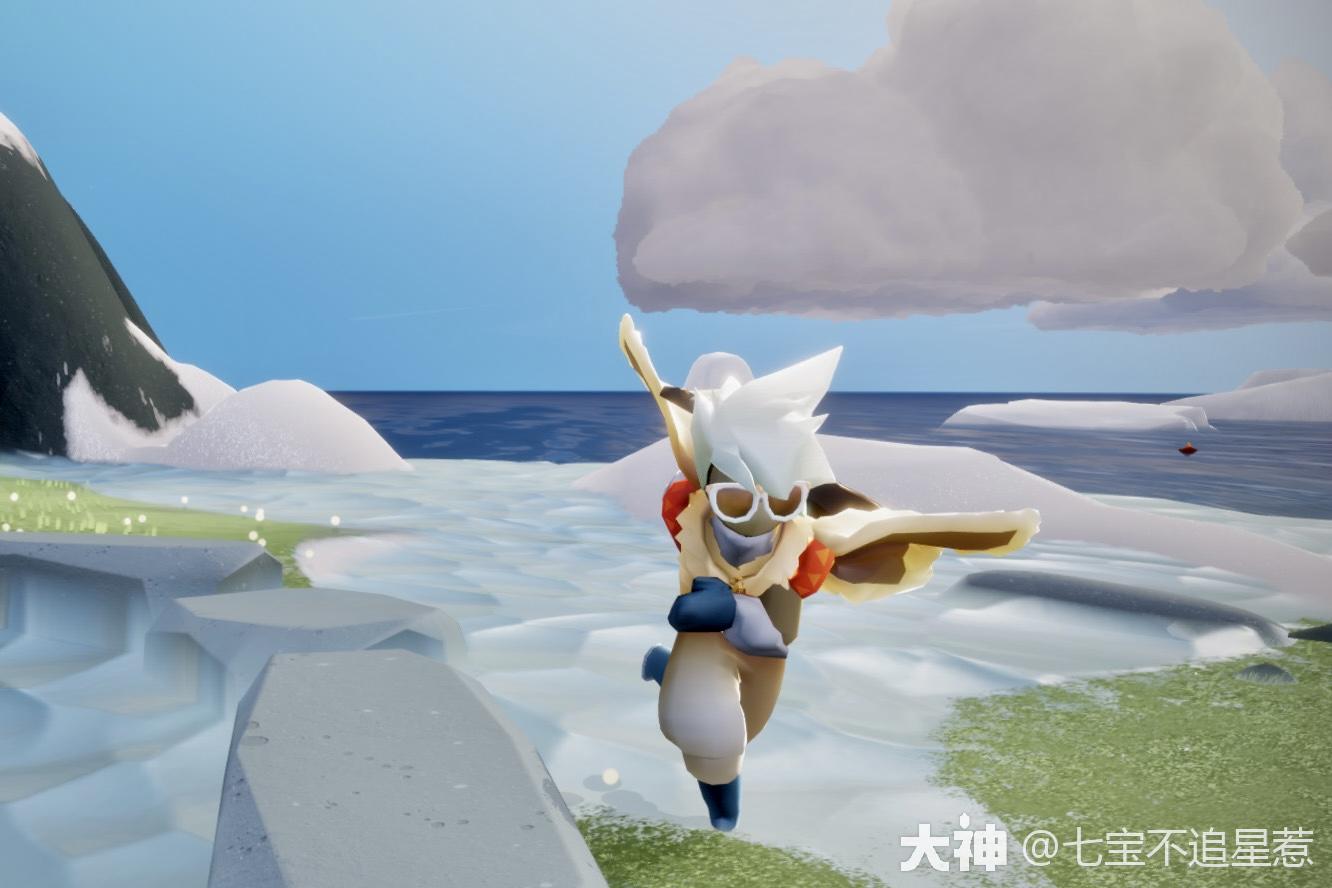 3.23光遇复刻|白绒斗篷,金翅鸟面具穿搭_光·遇 | 大神