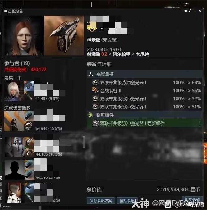 前方发现一个直径约100万公里的表情包!_eve星战前夜 | 大神