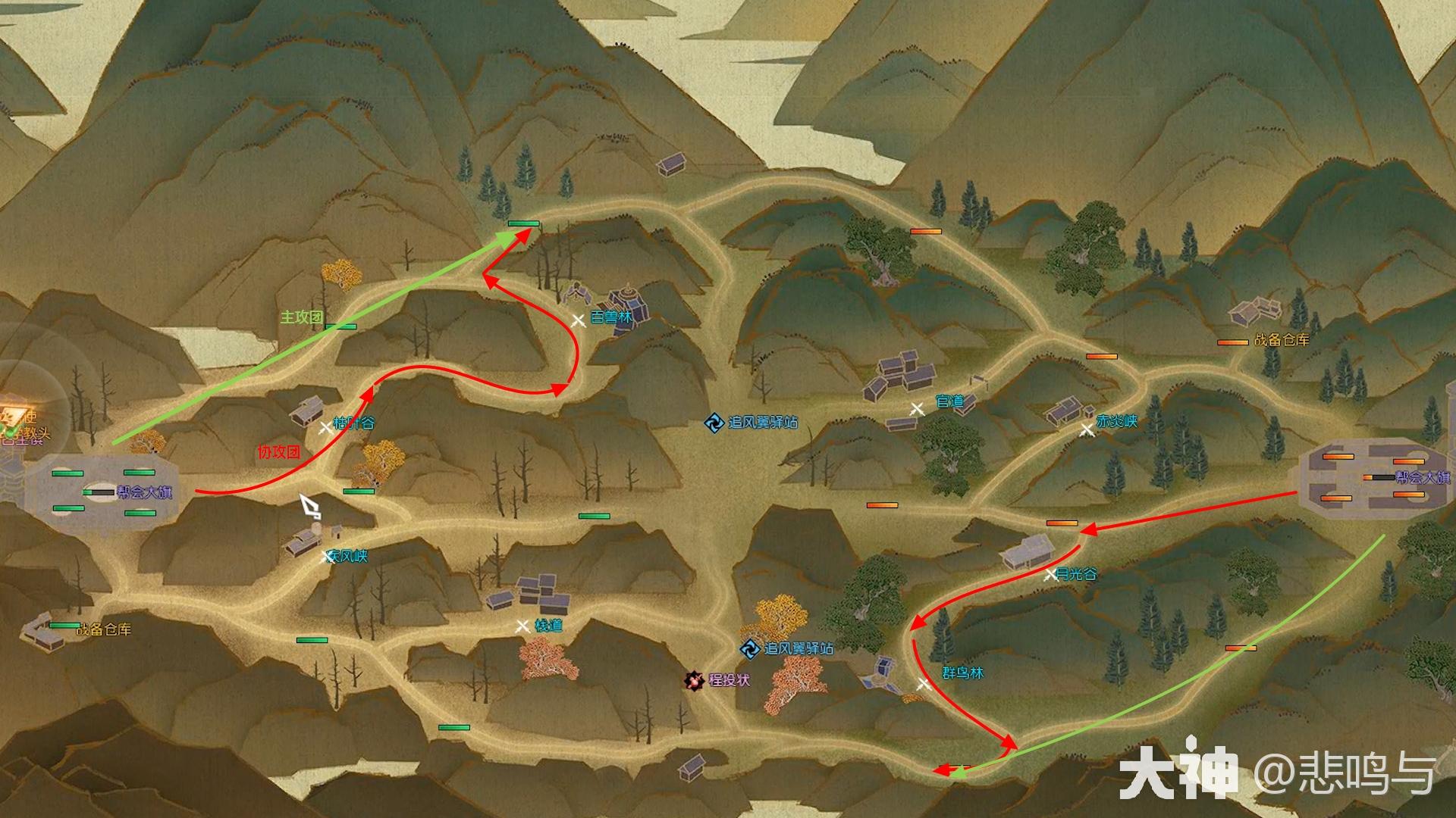 打帮战别再无脑冲了,一篇长文教你甲组帮派是如何打帮战的!