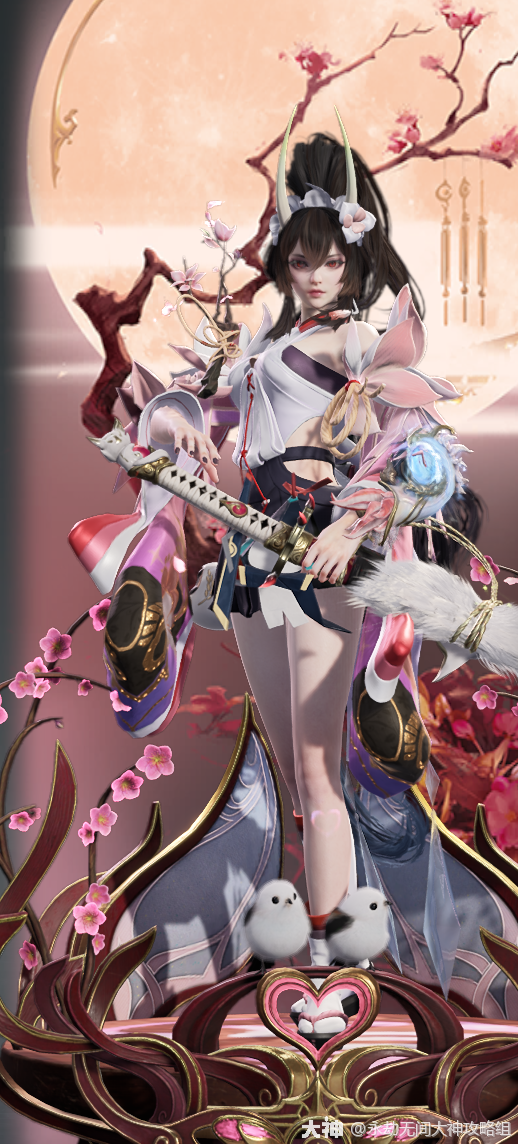 妖刀姬时装【阴阳师·灼舞桃节】_永劫无间 | 大神