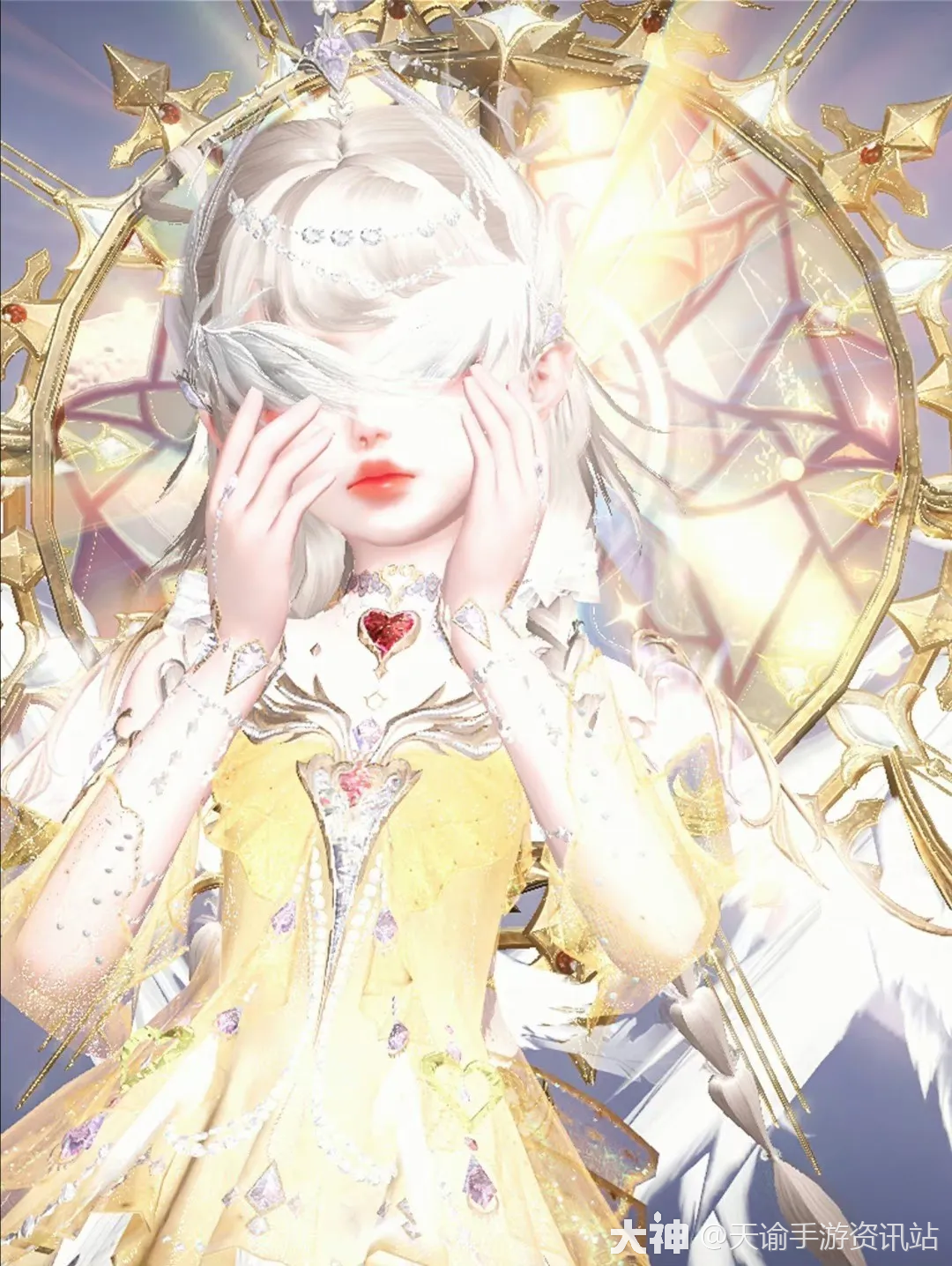 时装返图】跨越时间尽头,沐浴着光与爱,"破缚之翼"带你抵达永恒_天谕