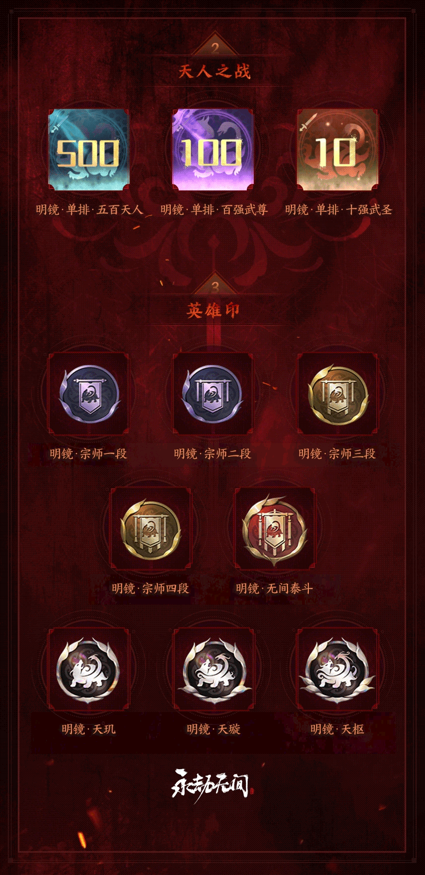 《永劫无间》明镜赛季结算公告