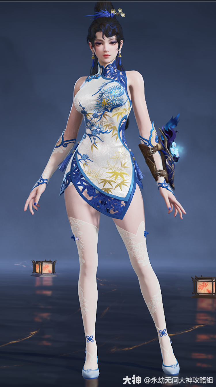 妖刀姬时装【千秋匠心·青枝瓷】_永劫无间 | 大神