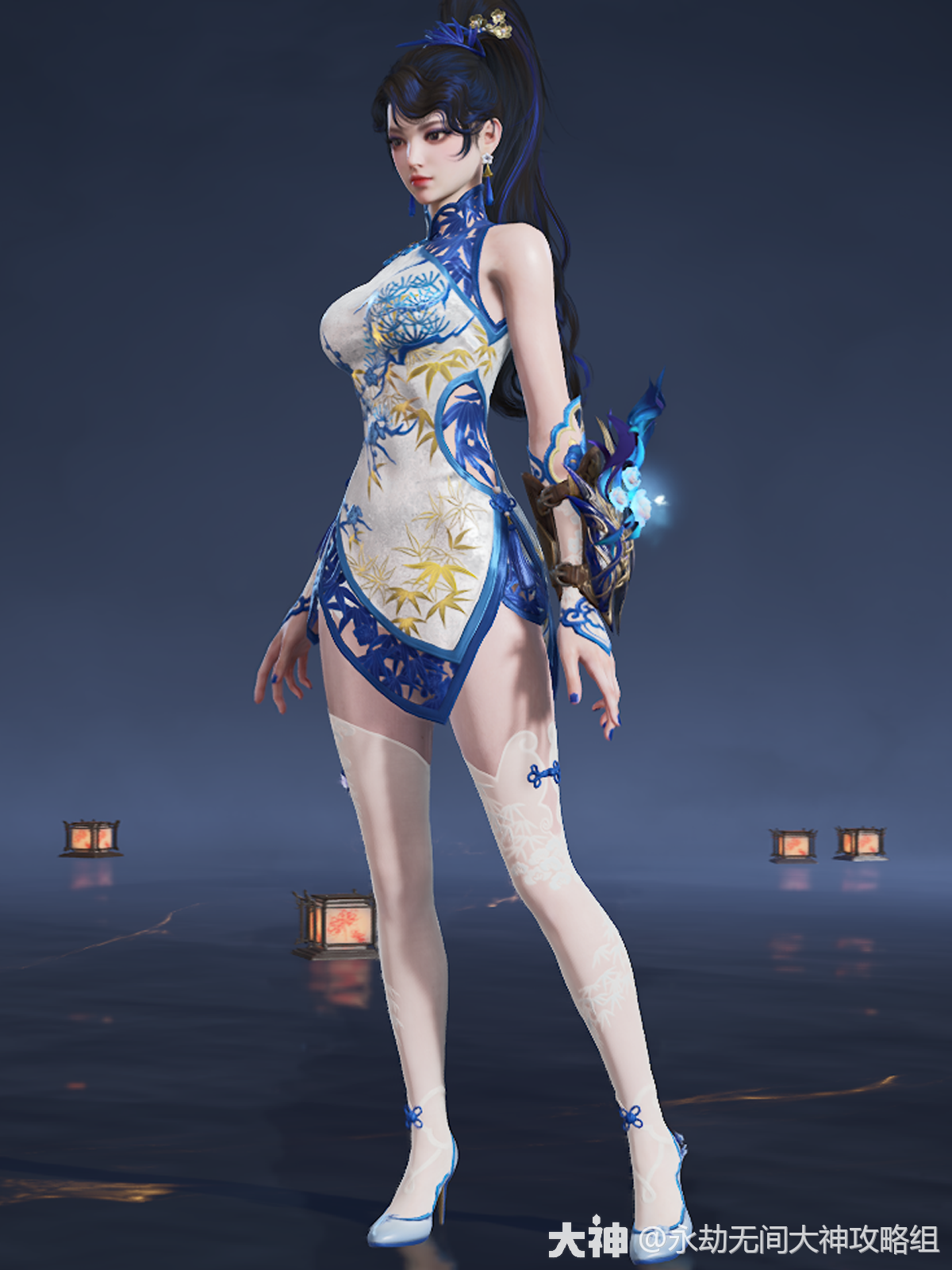 妖刀姬时装【千秋匠心·青枝瓷】_永劫无间 | 大神