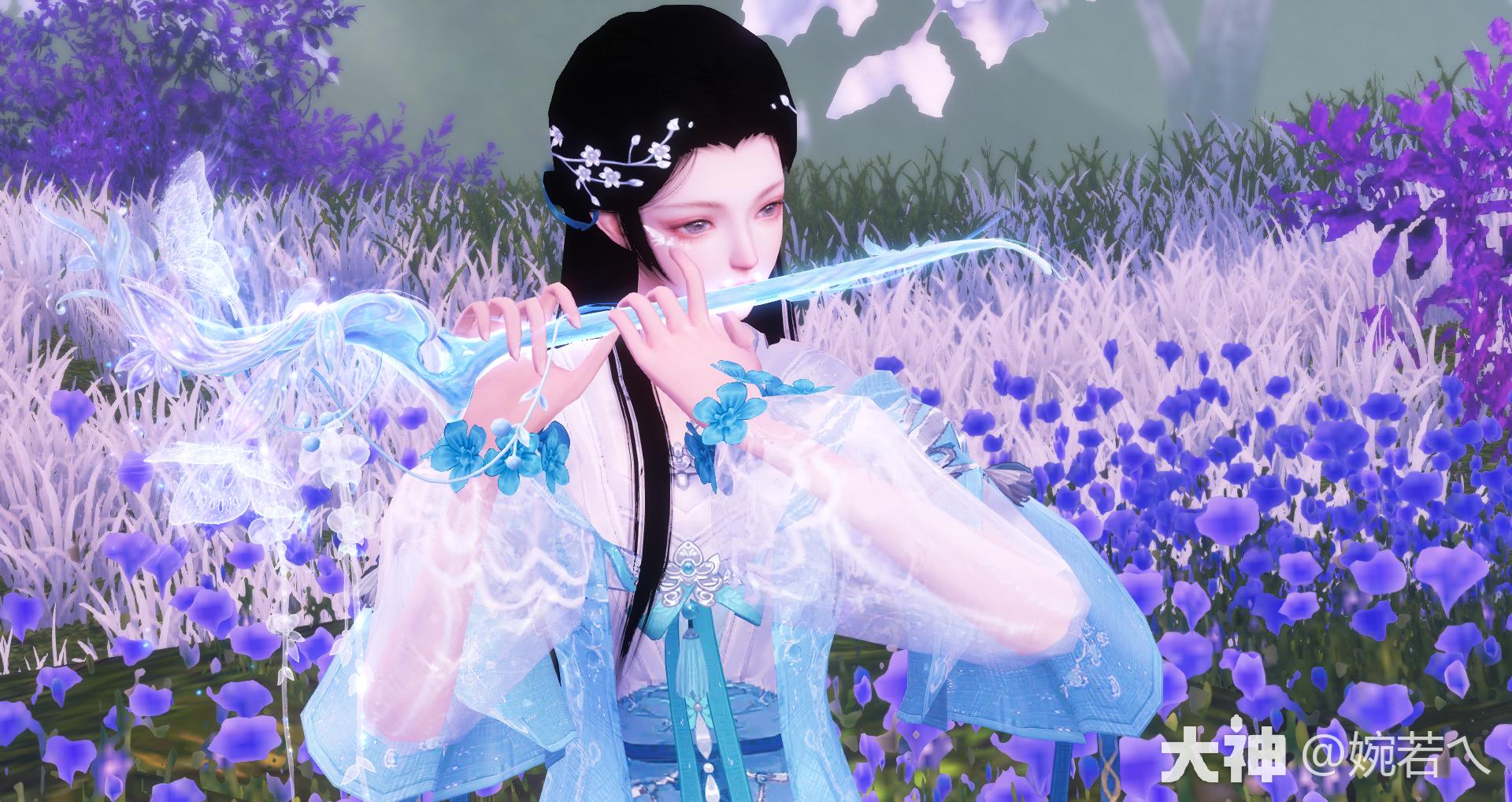 遥知灵雪】女装，阳春别白雪，桦林着新装_天下3 | 大神