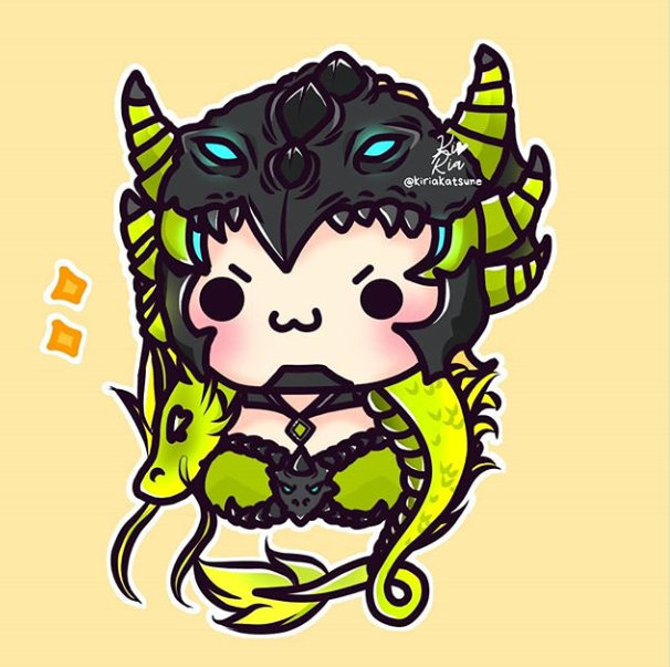 【 q版的新皮肤天使】绿.