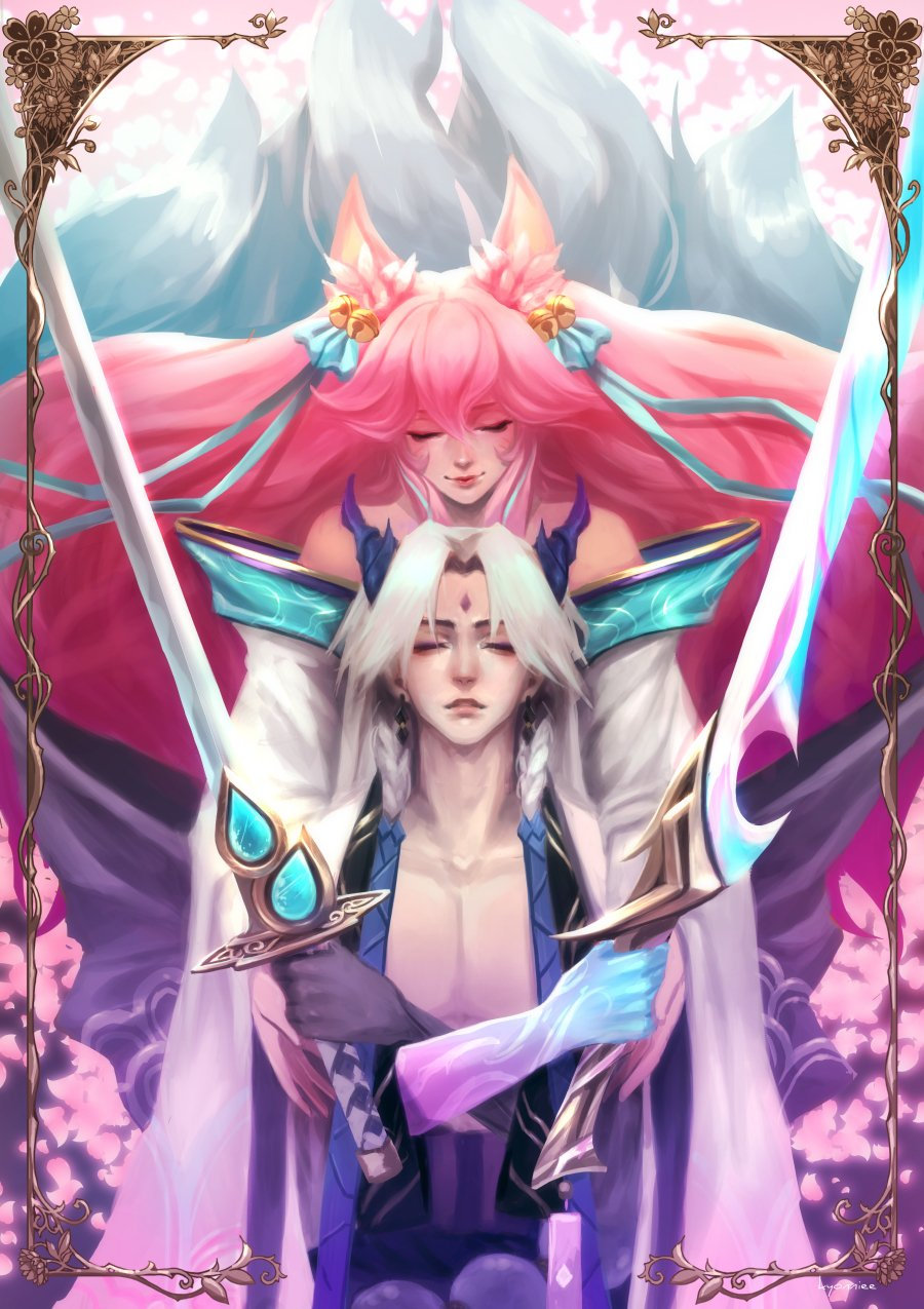 灵魂莲华系列同人~永恩和阿狸 cr_光·遇 | 大神