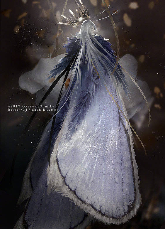 蛾子拟人 插画师八名木twi:yatu3zi