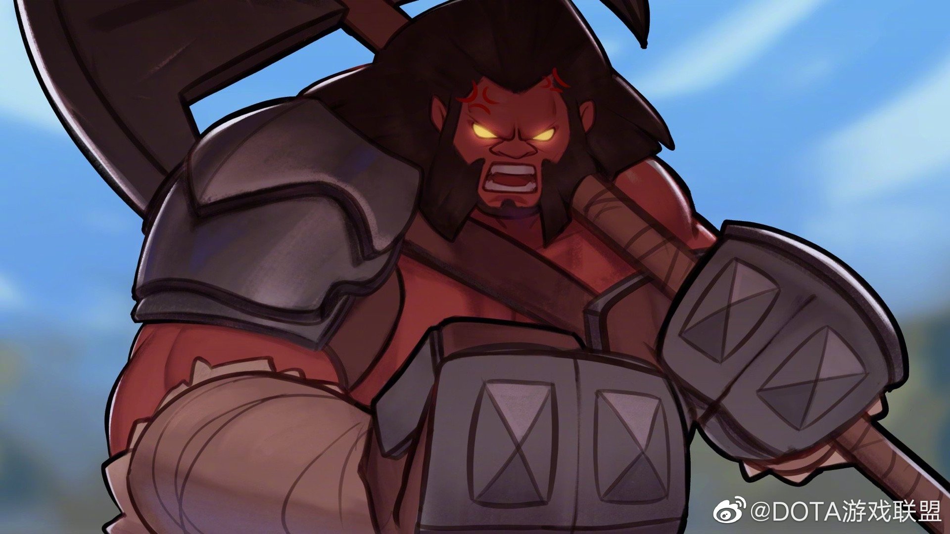 同样是来自sorapoi的花仙,斧王和飞机的二次元形象