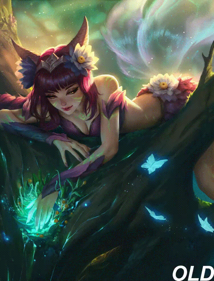 阿狸即将迎来视觉更新,其中4张原画进行了翻新