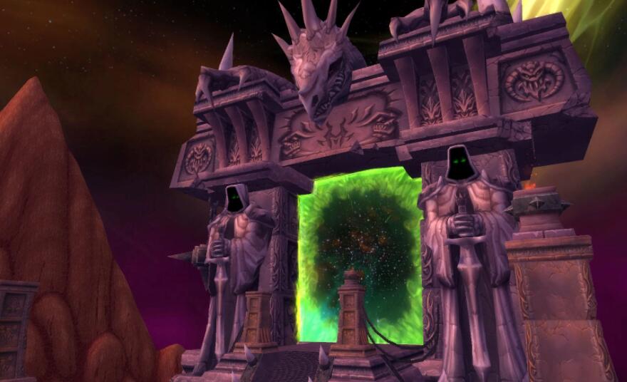 黑暗之门:阿什兰昆莱山晴日峰:奥格瑞玛,暴风城传送门暗月岛:雷霆崖